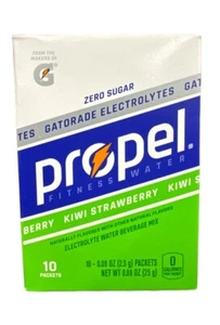 Propel Electrolyte Powder Packets, Kiwi Strawberry (10 Packets/Box) - Picture 1 of 3