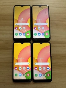 LOT 4 Samsung Galaxy A01 - 16 GB - Black (Unlocked) - Picture 1 of 6