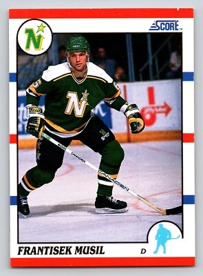 Trade Card 1990 Score Hockey Frantisek Musil #223 NHL Minnesota North Stars - Image 1 of 2