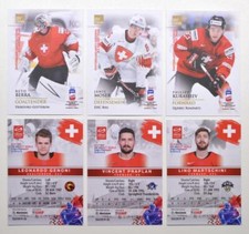 2019 BY cards IIHF World Championship Team Switzerland Pick a Player Card
