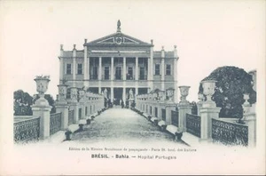 BRAZIL Bahia Portuguese hospital 1910s PC - Imagen 1 de 2