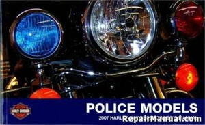2007 Harley Davidson Police Motorcycle Owners Manual : 99478-07 - Picture 1 of 1
