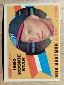 1960 Topps #129 Bob Hartman RS (excelente) - Imagen 1 de 2