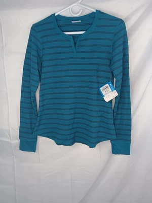 Camisa térmica Henley manga larga punto gofre Columbia para mujer talla XS NUEVA CON ETIQUETAS Foto 1 de 4