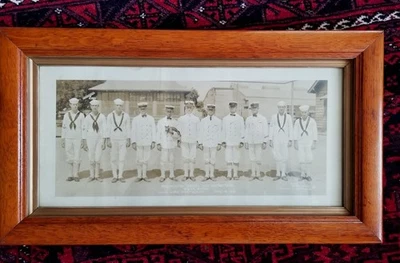 FOTOGRAFÍA 1918 COMANDANTE NAVAL INSTRUCTORES SEÑAL ESCUELA NORFOLK VA. 15X5 PULGADAS Foto 1 de 4