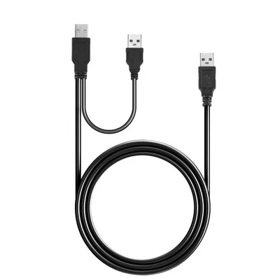 3X(USB 2.0 Typ A Stecker auf Dual USB A Stecker Y-Splitter-Kabel-Schnur Sch2839 - Bild 1 von 2