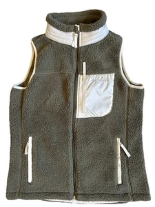 Columbia Damen Gr. Medium Fleece Weste durchgehender Reißverschluss Reißverschlusstaschen Stehkragen - Bild 1 von 9