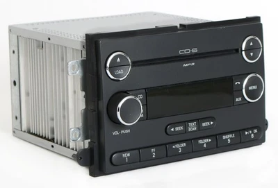 Reproductor de CD de 6 discos radio AM FM Ford Fusion Mercury Milan 2008-09 PN 8E5T-18C815-DB Foto 1 de 4