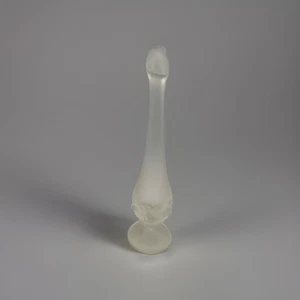 Vintage Fenton Satin mattierte Knospenvase Seerose 10 Zoll keine Chips oder Risse - Bild 1 von 4