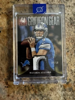 Camiseta 2013 Elite Gridiron Gear Matthew Stafford Prime Patch /10 3 cores SP - Imagem 1 de 2