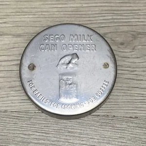 Vintage Sego Evaporated Milk Can Opener Milk Cover Advertising Kitchen Tool  - Picture 1 of 11