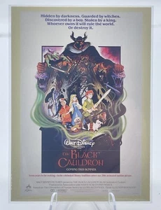Disney Animated Features ~ Movie Posters Trading Card ~ #25 Black Cauldron - Picture 1 of 4