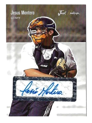 JESUS MONTERO Yankees 2006 Just Rookies vista previa certificado autógrafo radiocontrol x/200 Foto 1 de 2