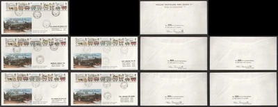 1980 Liverpool Manchester Railway Bressingham TPO East Anglican set 5 Signed FDC - Image 1 of 4