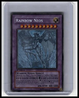 1st Edition Phantom Darkness #PTDN-EN044 Rainbow Neos (Ghost Rare) - Image 1 of 2