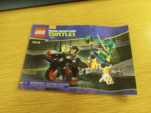 Lego Teenage Mutant Ninja Turtles 79118 Instructional Manual Only - Picture 1 of 1