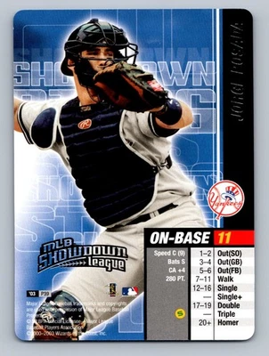 2003 MLB Showdown Jorge Posada ShowdownStars Promos #P39 - Image 1 of 2