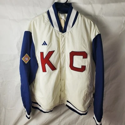 Chaqueta Adidas Para Hombre 2XL Kansas City Monarchs Entrenadores de Liga Negra IW5020 Nueva Foto 1 de 4