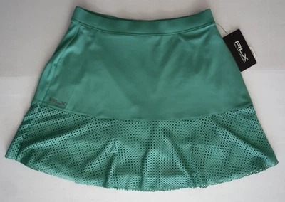 Pantalón corto de golf RLX Ralph Lauren para mujer talla XS verde ojales tenis pickleball $148 Foto 1 de 4