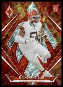 2024 Panini Phoenix #228 Michael Hall Jr. SN,RC FireBurst #/350 Cleveland Browns - Bild 1 von 2