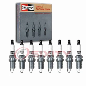 8 pc Champion Double Platinum Spark Plugs for 1997-1998 Dodge B3500 5.2L jz - Picture 1 of 5