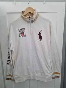 Polo Ralph Lauren 2010 Olympics USA 1/4 Zip Sweater - Size XL - Picture 1 of 16