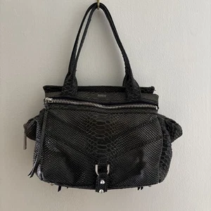 Botkier Trigger Premium Leather Satchel Studded Medium Size Shoulder Bag Purse - Picture 1 of 24