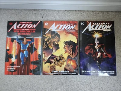 Superman: Action Comics Vol. 1-3 novelas gráficas Phillip Kennedy Johnson TPB Foto 1 de 3