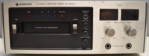 Vintage Sanyo 8-Track Record Deck RD 8020A - Picture 1 of 5