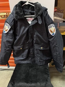 Herren Winter Security Jacke, Größe 2XL, dunkelblau - Bild 1 von 7