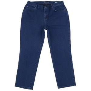 Lee Women's Plus-Size Relaxed Fit Straight Leg Jean Denim Stretch Premium Dark - Picture 1 of 5