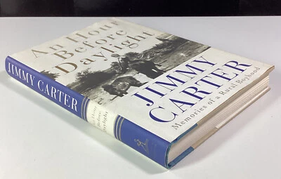 Jimmy Carter Signed 1st Edition An Hour Before Daylight President HC/DJ - Image 1 of 4