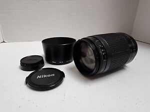 Nikon AF NIKKOR 70-300mm 1:4-5.6 G Lens + HB-15 Hood And Caps