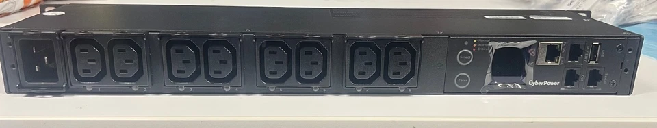 CyberPower PDU81005 Switched Metered-by-Outlet PDU, 100-240V, 20A, 8 Outlets - Image 1 of 4