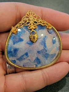 VINTAGE MITZI SIGNED HANDMADE BROOCH - Picture 1 of 8