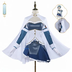 Anime Madoka☆Magica Miki Sayaka Cosplay Costume Halloween Costume Women Props - Picture 1 of 16