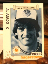 1990 Best Cards Hagerstown Suns All Decade Al Pardo #20