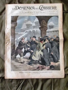 La Domenica del Corriere 13 Gennaio 1907 Convento in Russia Nave Scavi a Cuma - Picture 1 of 1