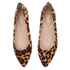  Leopard Print Shoes Miss Ballet Flats for Women Plat Ladies Pumps