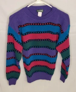 Vintage Cabin Creek Strickpullover Pullover Farbe Streifen Größe Petite Small - Bild 1 von 6