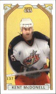 2003-04 (BLUE JACKETS) Topps C55 Minis Stanley Cup Back #137 Kent McDonell