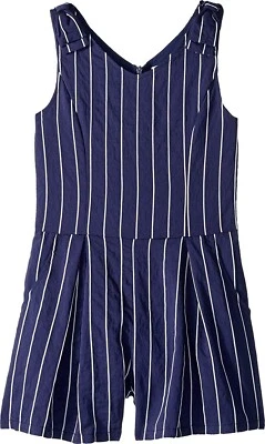 Mameluco Habitual 167709 Niñas Algodón Leila Sin Mangas Rayas Lazo Azul Marino Talla 12 Foto 1 de 2