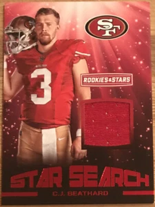 2017 Rookies & Stars Star Search Jerseys C.J. Beathard #26 San Francisco 49ers - Picture 1 of 2