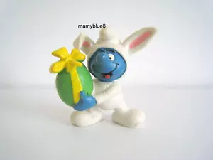 PUFFI VINTAGE 1982- PUFFO PASQUALE SCHTROUMPFS PEYO SCHLEICH MADE PORTUGAL - Picture 1 of 4