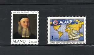S0530 Aland Islands 1992 Rev. Von Knorring, Karten 2v. MNH - Bild 1 von 1