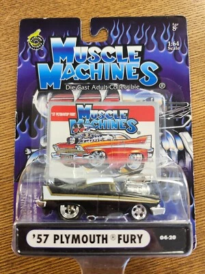 2005 Muscle Machines #4-20 1957 Plymouth Fury in black - Image 1 of 3