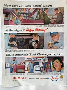 Vintage Esso 1964 Print Ad Post Magazine - Picture 1 of 6