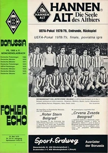 Final de la Copa de la UEFA 1979 Borussia MG V Estrella Roja Belgrado - Imagen 1 de 1