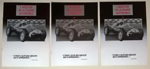 L'Age d'Or de la course automobile : 3 Brochures FRANKLIN MINT (en Français) - Bild 1 von 5