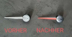 ROT SEIDENMATT- Zeigerfarbe für Tachonadeln Nadelfarbe Kombiinstrument Modellbau - Picture 1 of 3